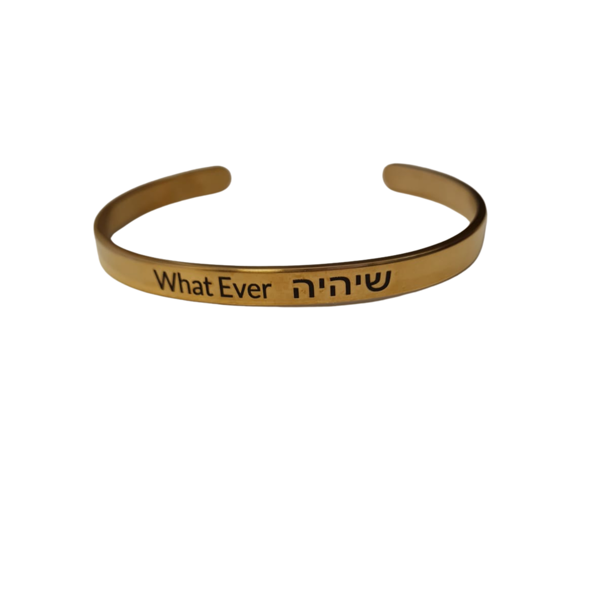צמיד תזכורת בצבע זהב